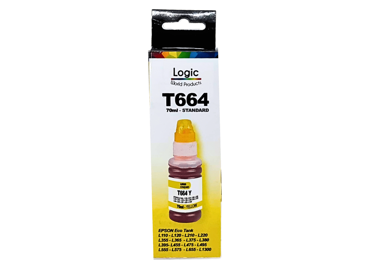 Tinta Para Epson T664 Logic De 70 ml Todos Los Colores