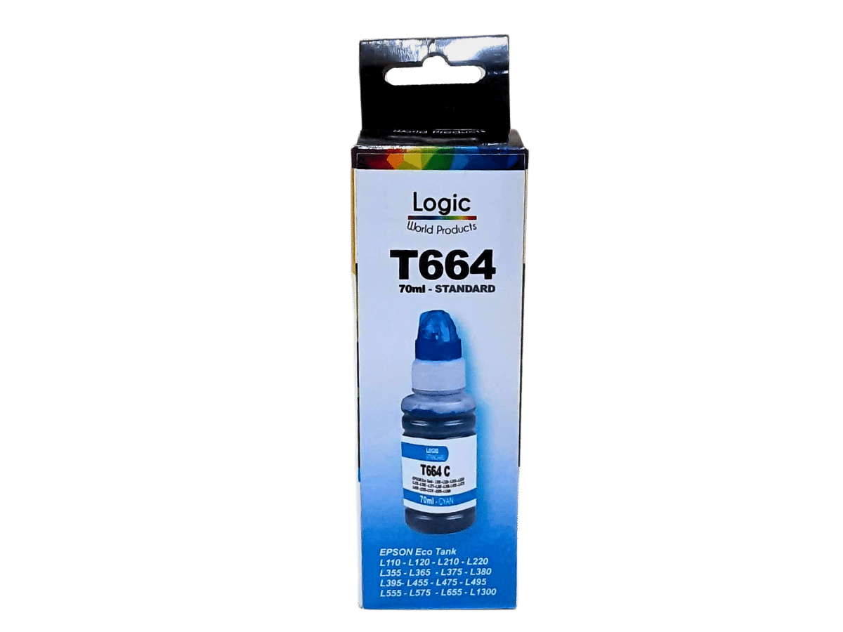 Tinta Para Epson T664 Logic De 70 ml Todos Los Colores