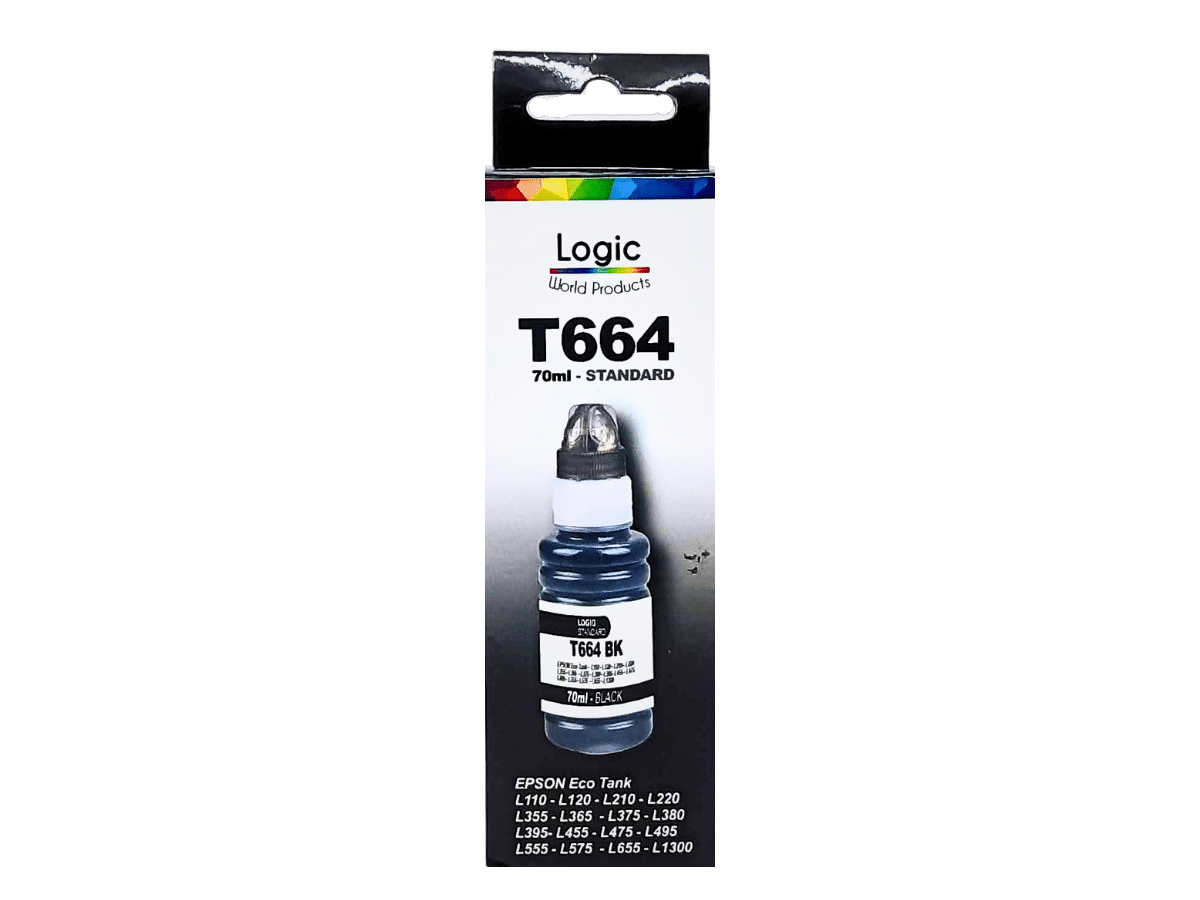 Tinta Para Epson T664 Logic De 70 ml Todos Los Colores