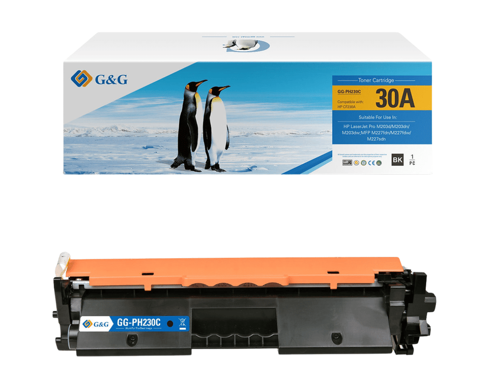 Toner Para HP 30A CF230A Laserjet Pro M203dW Pro M227FDW G&amp;G