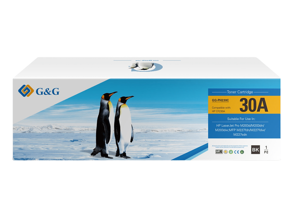 Toner Para HP 30A CF230A Laserjet Pro M203dW Pro M227FDW G&amp;G