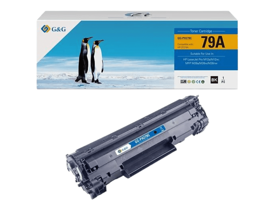 Toner Para HP 79A CF279A Negro Alternativo Rendimiento 1000 Pag G&amp;G