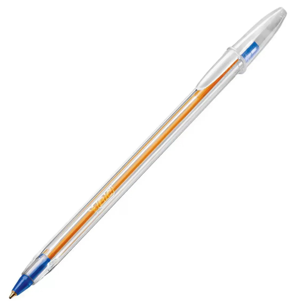 Lápiz Pasta Bic 0.8 Mm Punta Fina Cristal Precisión 50 Und
