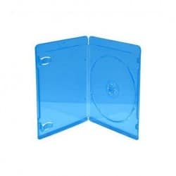 Caja Para Blu Ray Azul Single De 11mm X 100 Unidades
