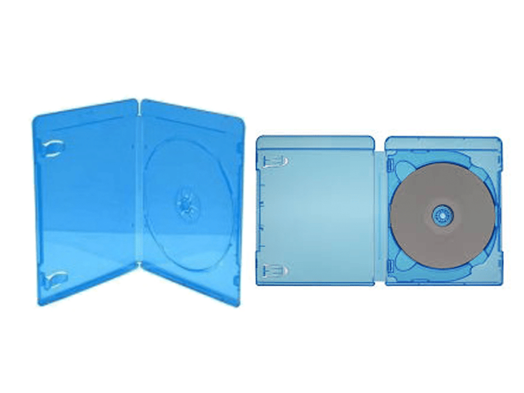 Caja Para Blu Ray Azul Single De 11mm X 100 Unidades