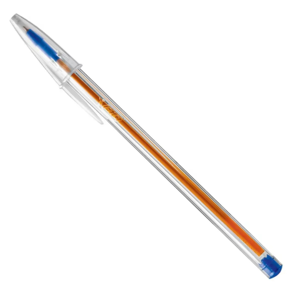 Lápiz Pasta Bic 0.8 Mm Punta Fina Cristal Precisión 50 Und