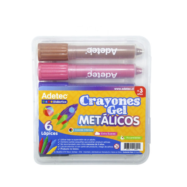 Crayones De Gel Metálico