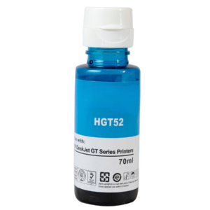 Tinta Alternativa Para HP GT52 Dye De 70 ml color cian