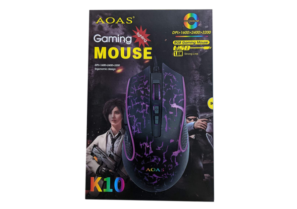 Mouse Gaming AOAS Modelo K10