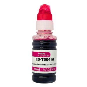 Tinta T504 Para Epson Ecotank De 70ml Alternativa color magenta