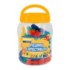 Juego Didáctico Figuras Conectables 60 Piezas Juguetes