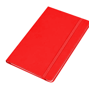 Libreta De Notas A5 Tipo Agenda Color rojo