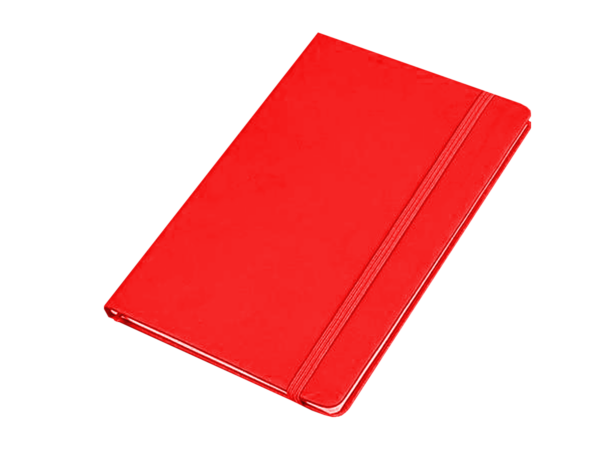 Libreta De Notas A5 Tipo Agenda Color rojo