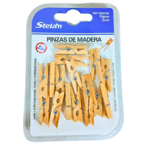 Mini Pinzas de Madera