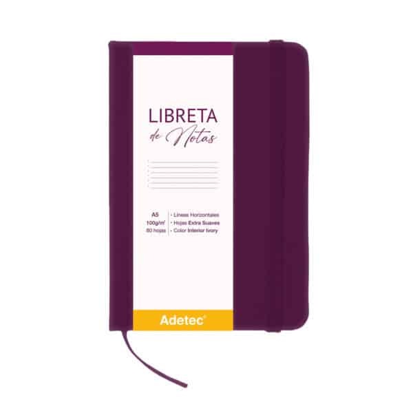 libreta de notas A5 Burdeo