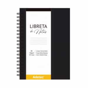 libreta de notas A5 Negra Anillada