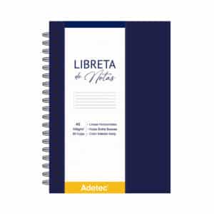 Libreta de Notas A5 Azul Oscuro Anillada